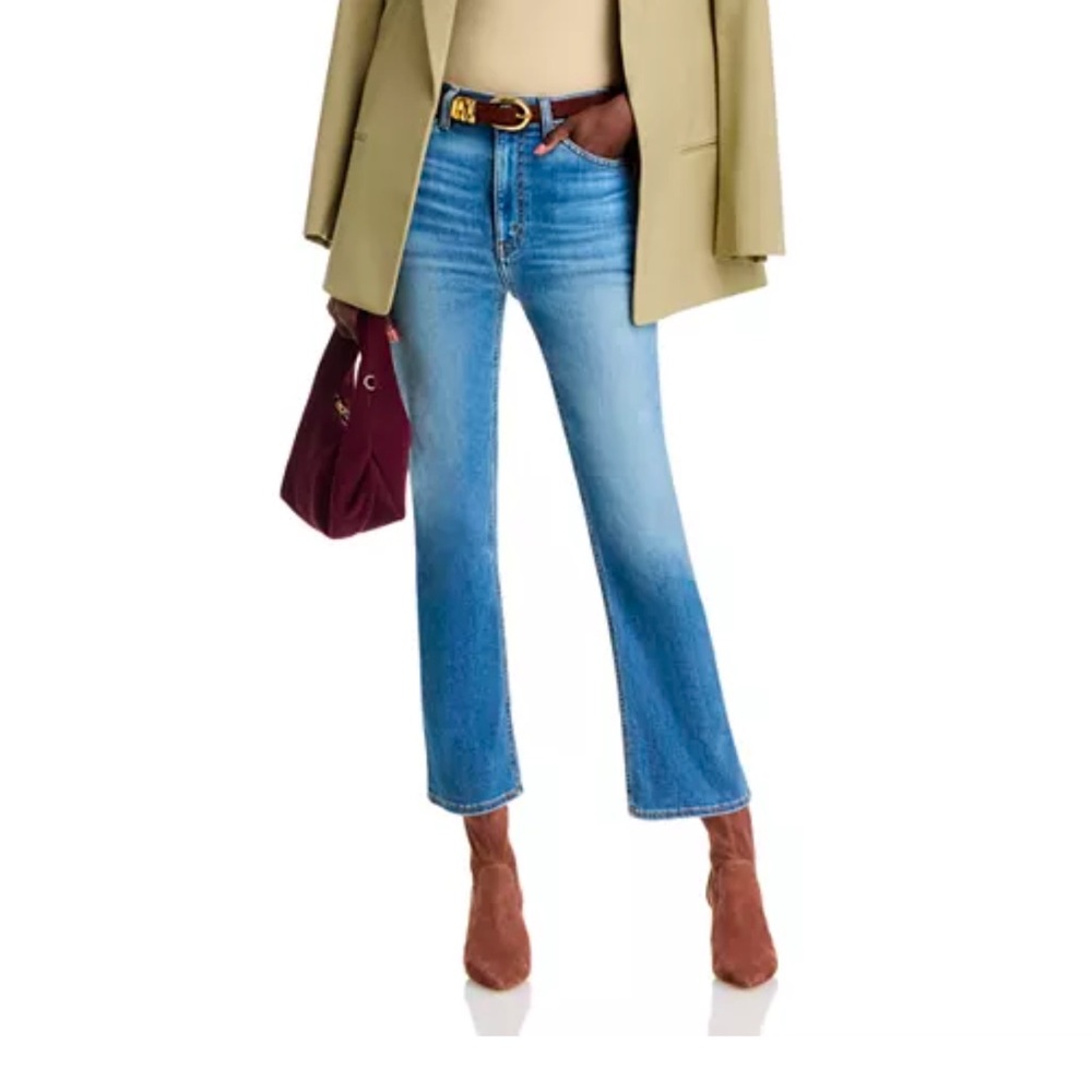 RE/DONE 70s Crop Boot jeans NWT $295